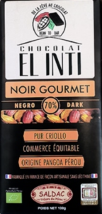 Tablette Chocolat Noir Bio 70%