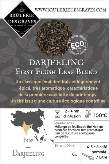 Thé Noir Darjeeling - First Flush - Leaf Blend