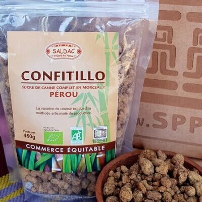 Confitillo bio - Sucre de canne complet en morceau Pérou – 450 g