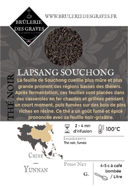 Thé Noir Lapsang Souchong