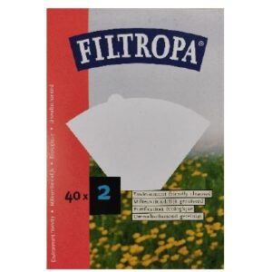 Filtre à thé en papier fin avec cordon de serrage compostable x 50