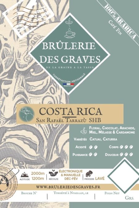 Café Costa Rica San Rafaël Tarrazù SHB