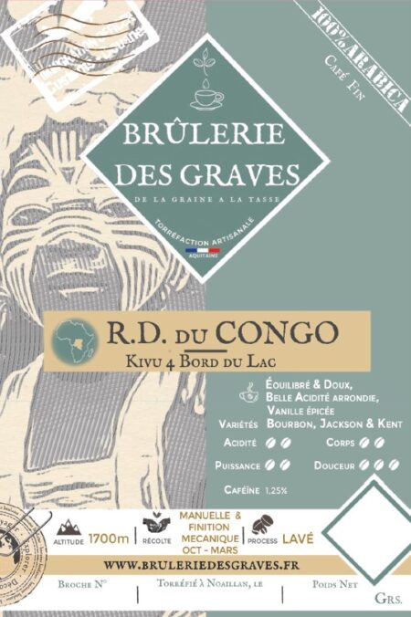 Café Congo Kivu 4 Bord du Lac Lavé