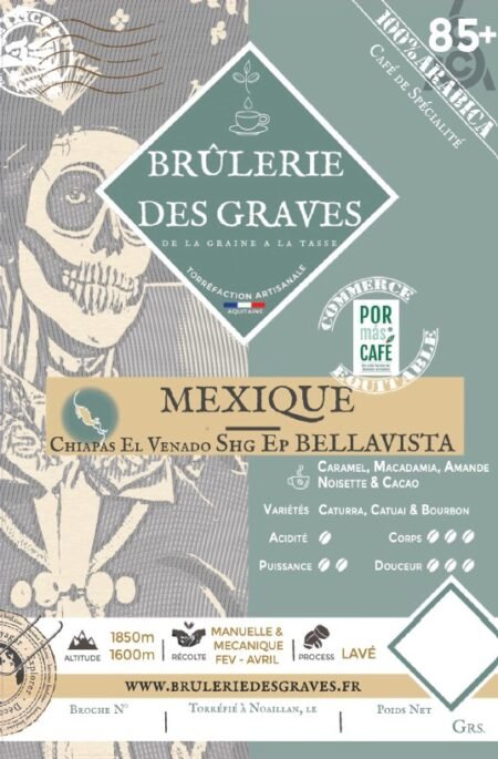 Café Mexique Chiapas El Venado SHG EP Bellavista