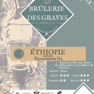 Café Ethiopie Moka Yrgacheffe Lavé